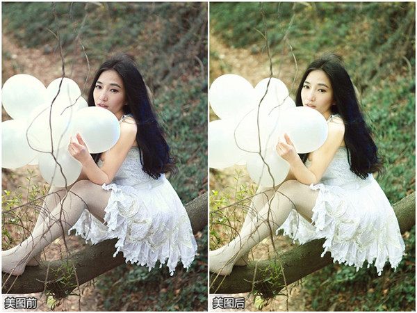 美图秀秀夏的物语之最夏日特效制作 三联教程