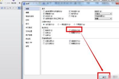 如何去掉wps文字中的小点
