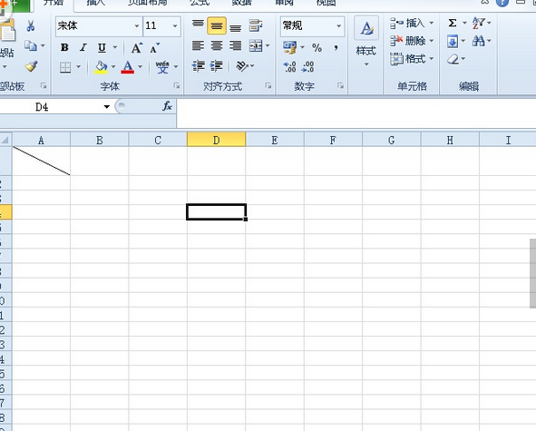 如何在Excel2010单元格的斜线上下方写字? 三联