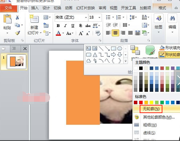 PowerPoint2010中图片的透明遮罩技巧