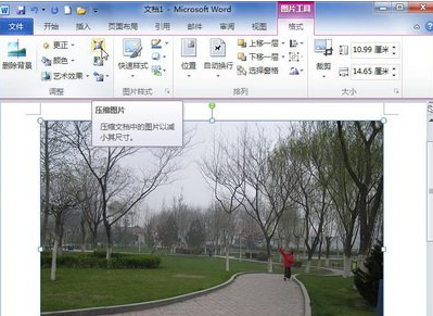 Word2010文档中怎么压缩图片 三联
