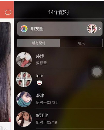 探探配对图