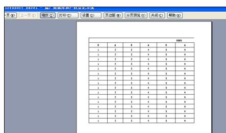 Excel2003中设置成打印为一张的操作方法