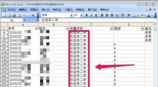 excel2003数据筛选的使用教程