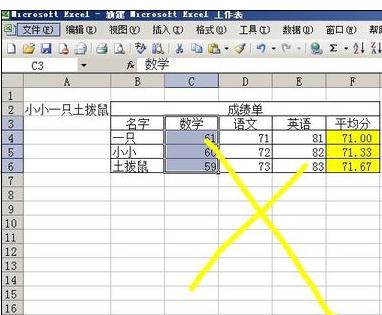 Excel2003中进行数据大小排列的操作方法