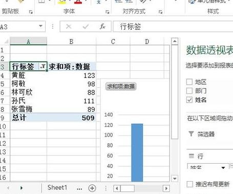 excel2013怎么快速汇总前N项最大值的和