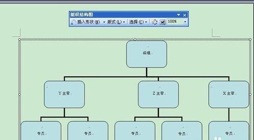 word中怎么绘制组织结构图