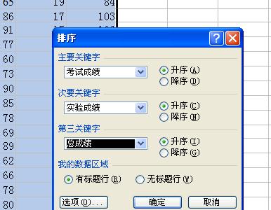 Excel2007中数据进行降序升序的操作方法