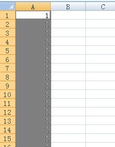 excel2007数字填充的方法