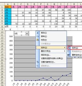 excel2007 制作动态图表的教程_excel2007如何制作动态图表