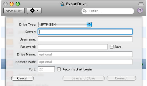 ExpanDrive Mac版截�D3