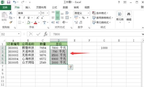excel中怎么设置以千元为单位_excel中设置以千元为单位的方法