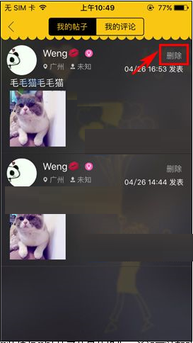假装情侣怎么删除帖子