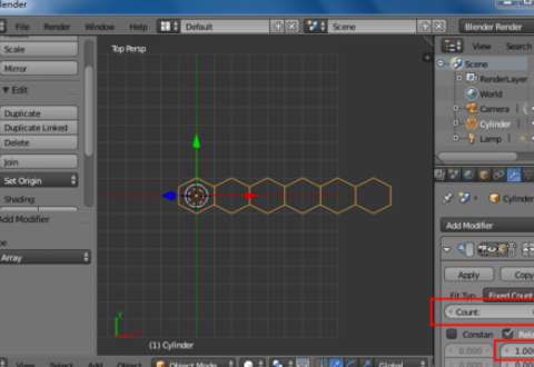 blender制作蜂巢网格