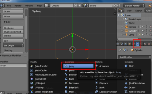 blender制作蜂巢网格