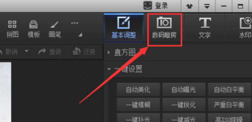 光影魔术手制作冷调泛黄效果图片