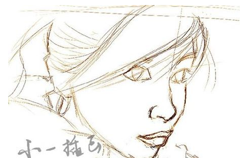 photoshop手绘人物插画