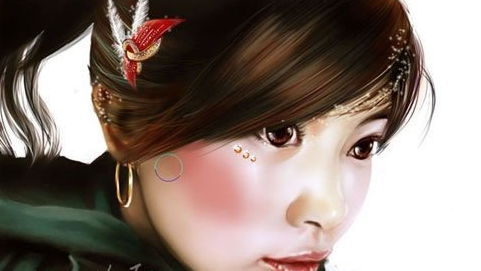 photoshop手绘人物插画