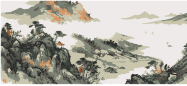 用CDR怎么做水墨画