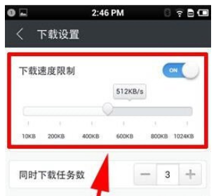下载速度限制