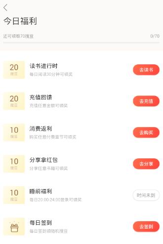 搜狗阅读最新版有哪些福利