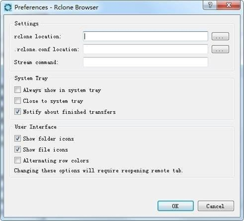 Rclone Browser(rclone)windowsͻ˽ͼ