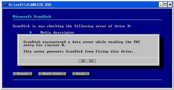ScanDisk中文版(硬盘坏道修复工具）截图2