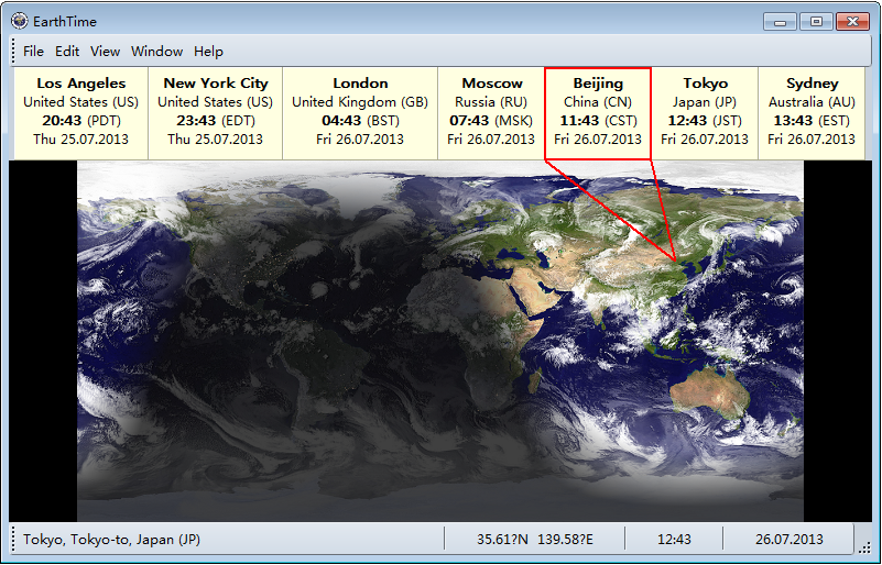 EarthTime 6.24.5 instal the new for windows