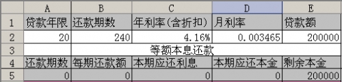 还款明细表