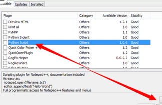 Notepad++ΰװPythonNotepad++