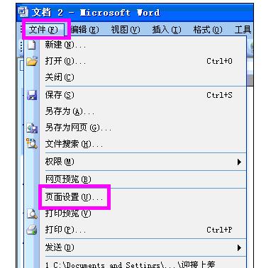 怎么在word2003中进行设置页面?word2003进行设置页面的步骤