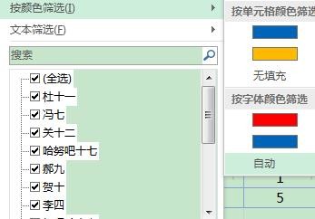 excel2013ôɫɸѡ_excel2013ɸѡɫĵԪ