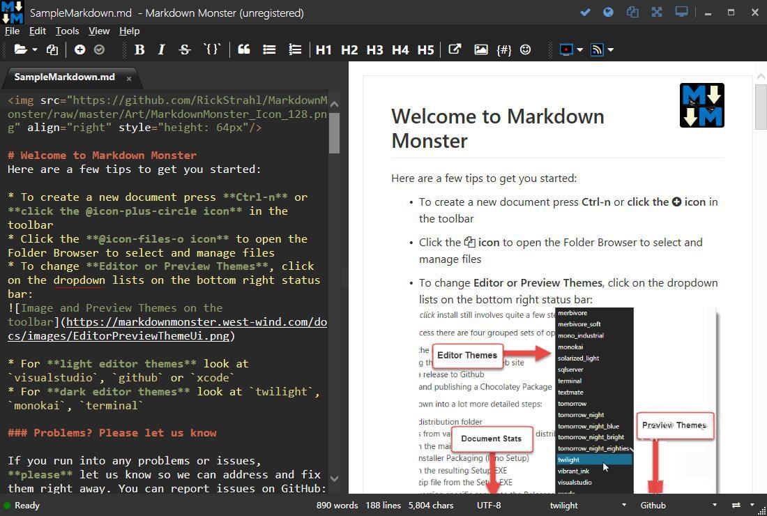 download the new Markdown Monster 3.0.0.18