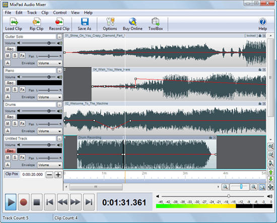 MixPad Audio Mixerͼ1
